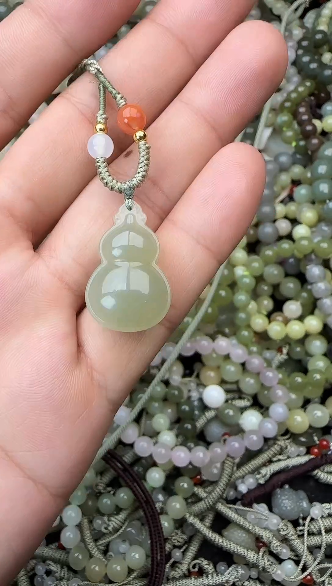 颈饰未镶嵌和田玉拍一发一