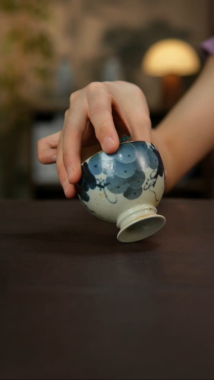 杯景德镇陶瓷杯碗柴烧多人