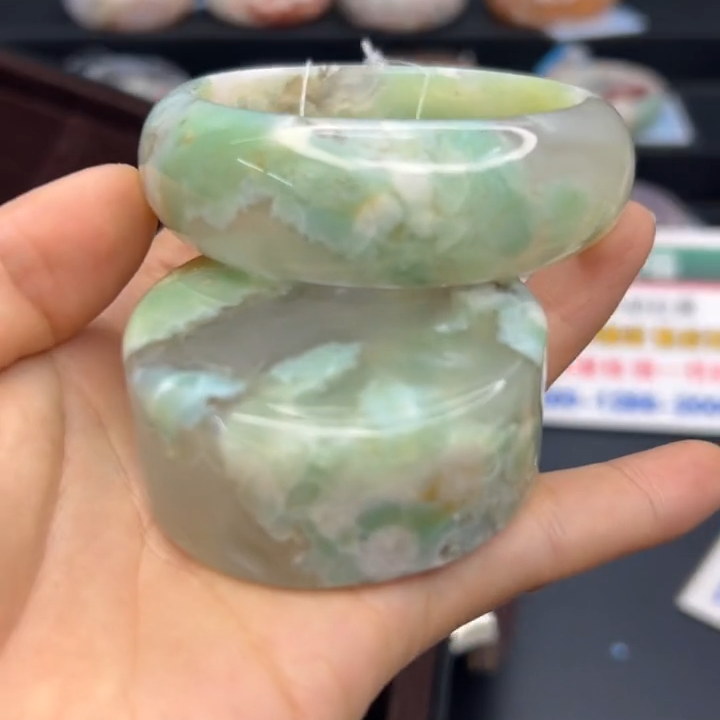 非金属布艺手镯 琦丽雅樱花手镯56圈口a