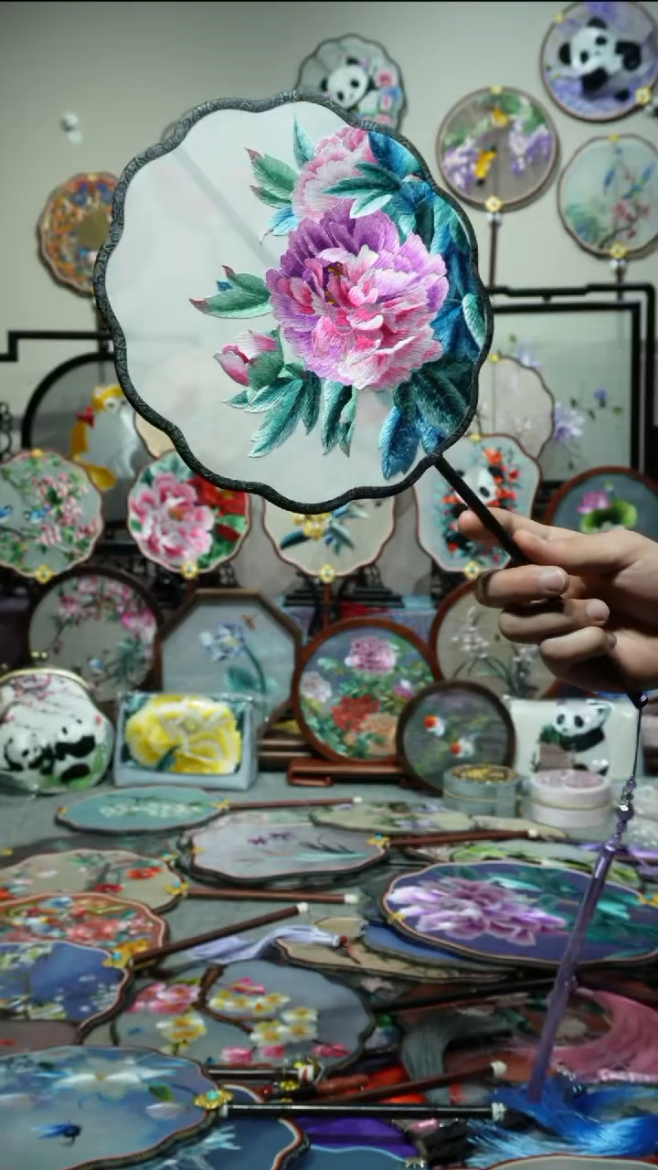 刺绣纯手工苏绣艺术品