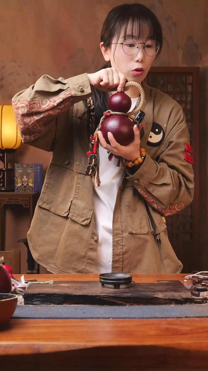 【闪购商品】495号精品大漆葫芦防腐防渗装水茶酒