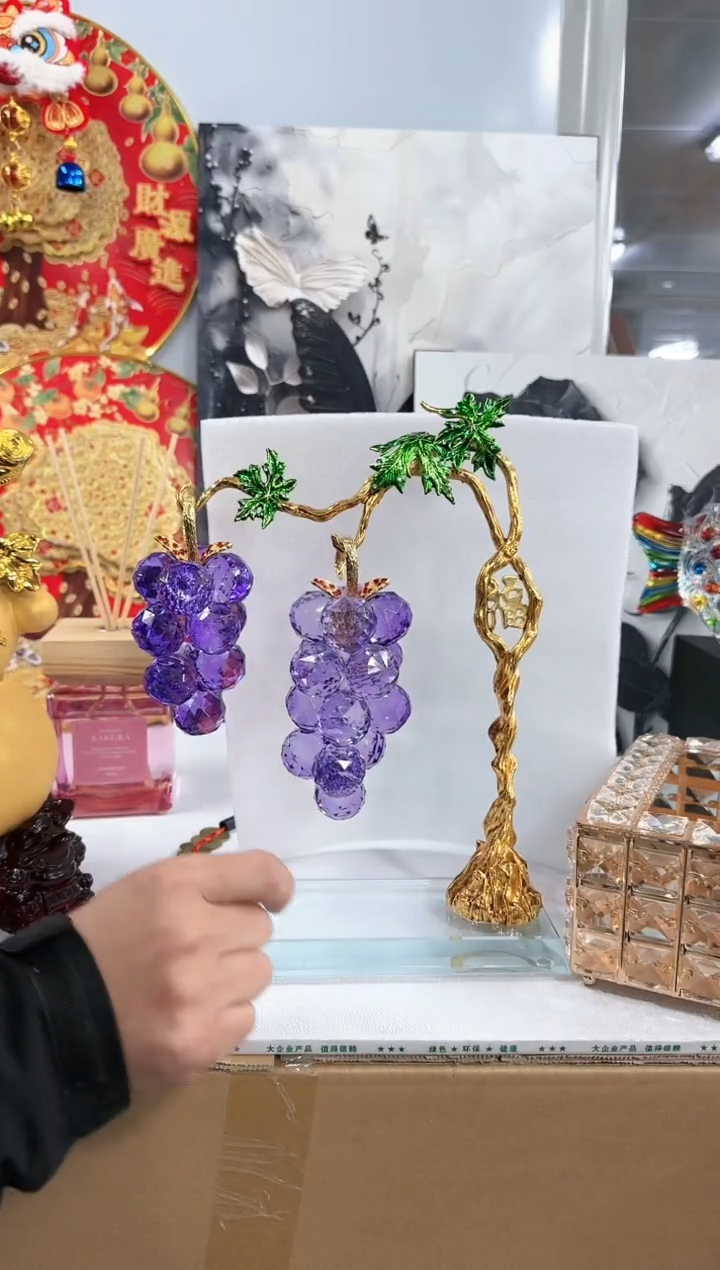 【闪购商品】玻璃云泰0032葡萄树