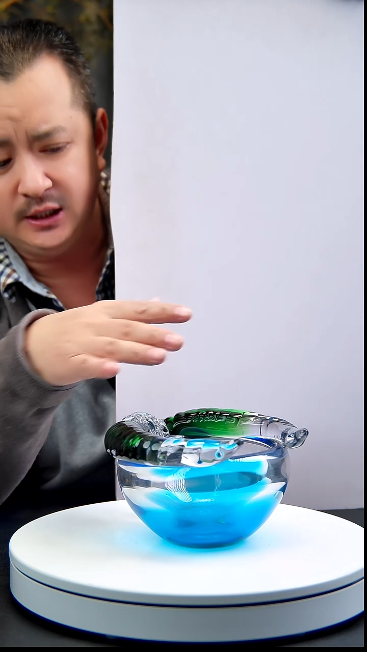 手工艺品琉璃七*云手工琉璃艺术装饰摆件