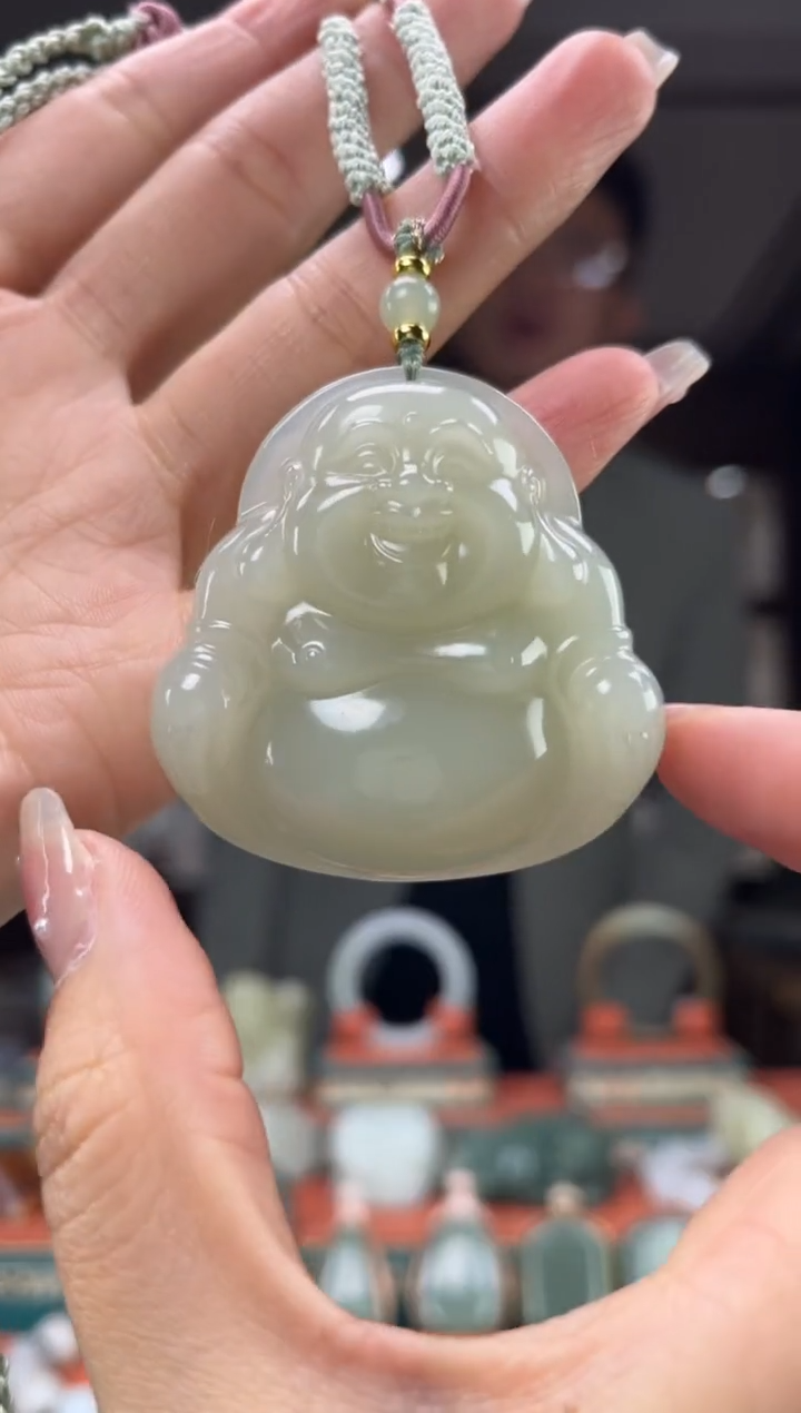 【闪购商品】和田玉颈饰未镶嵌佩佩50mm左右