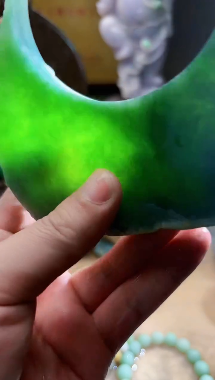 未镶嵌挂件翡翠A货张优9412