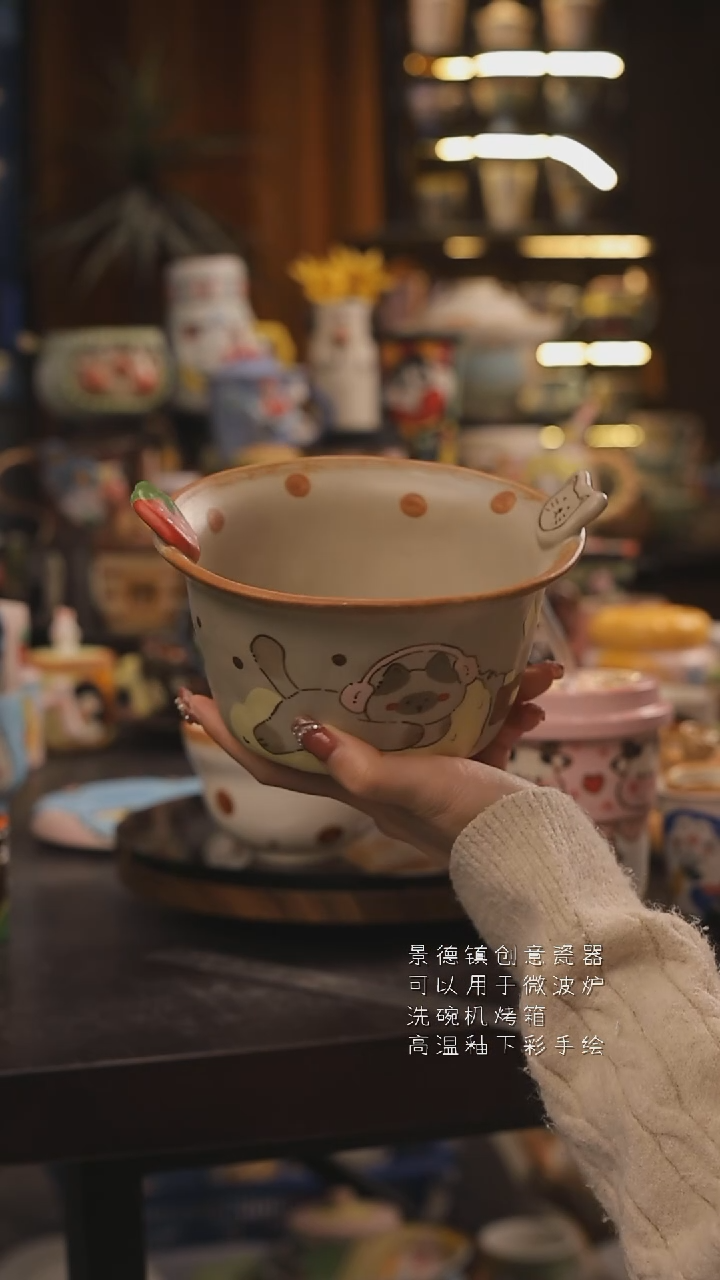 景德镇釉下彩绘设计师款式陶瓷