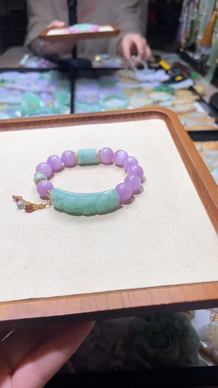 【闪购商品】翡翠手链未镶嵌手牌