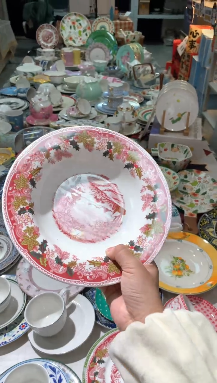 【闪购商品】瓷片陶瓷原单CC220餐具1个汤盘