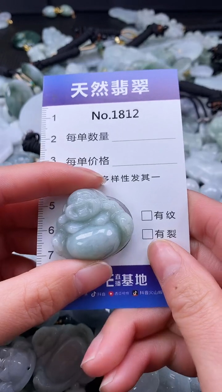 【闪购商品】翡翠颈饰未镶嵌缅甸A货翡翠1812