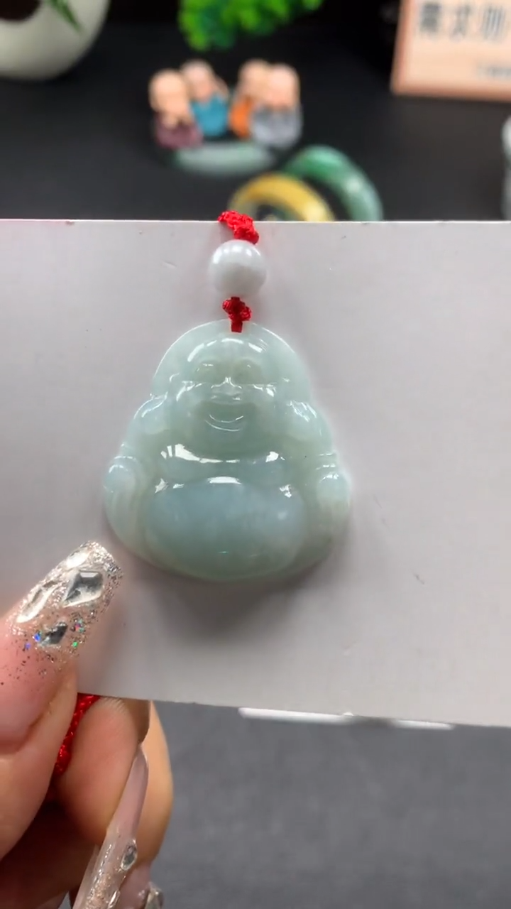 颈饰未镶嵌翡翠佛公