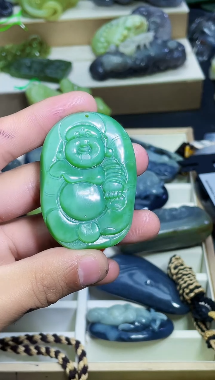 颈饰未镶嵌和田玉湘*飘1