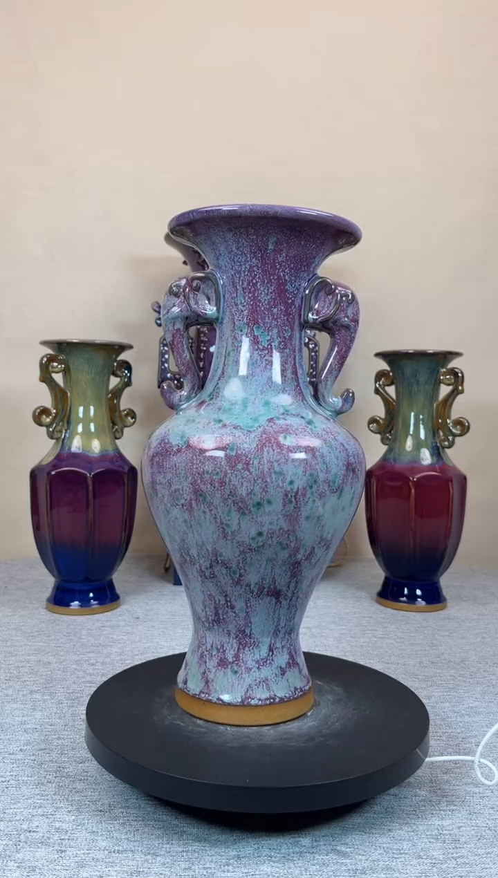 摆件陶神垕钧瓷收藏工艺品