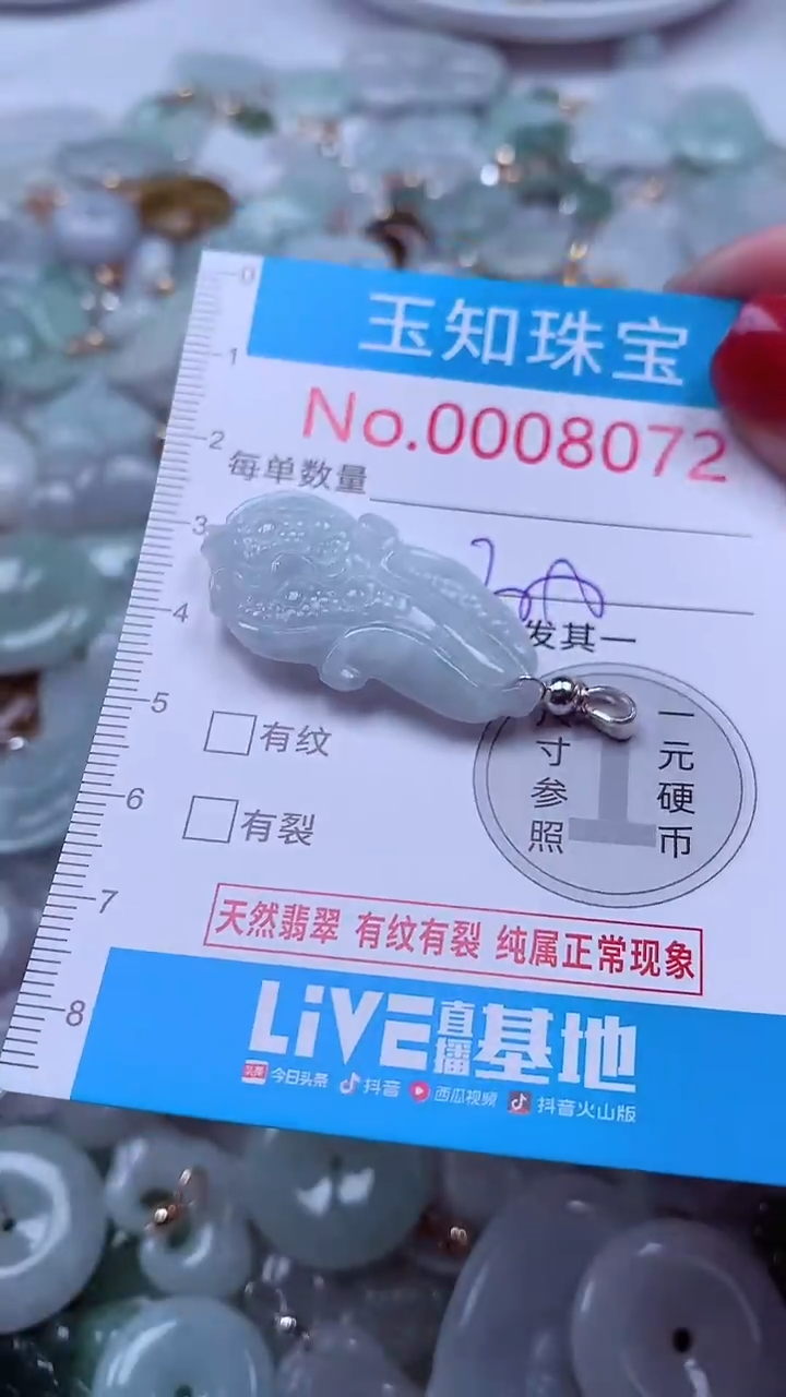 颈饰未镶嵌翡翠8072