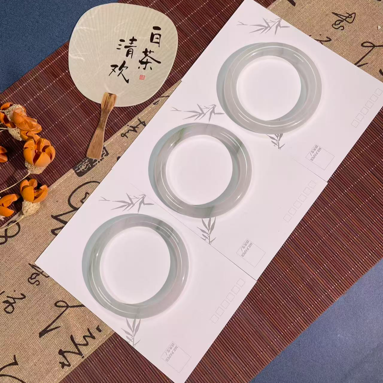 天然玉石手镯天山翠手镯天山冰翠国风新中式石英质玉