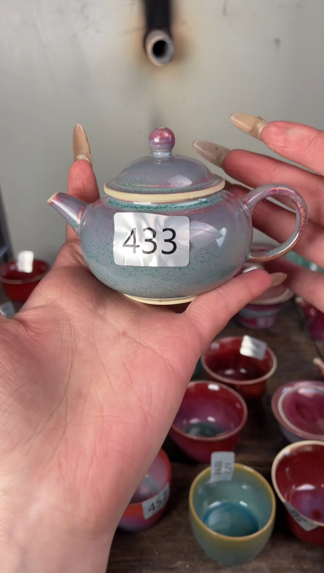 【闪购商品】摆件钧瓷手工茶器窑变