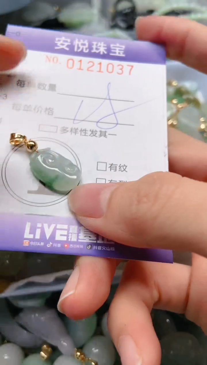 【闪购商品】翡翠颈饰未镶嵌闪购0121037