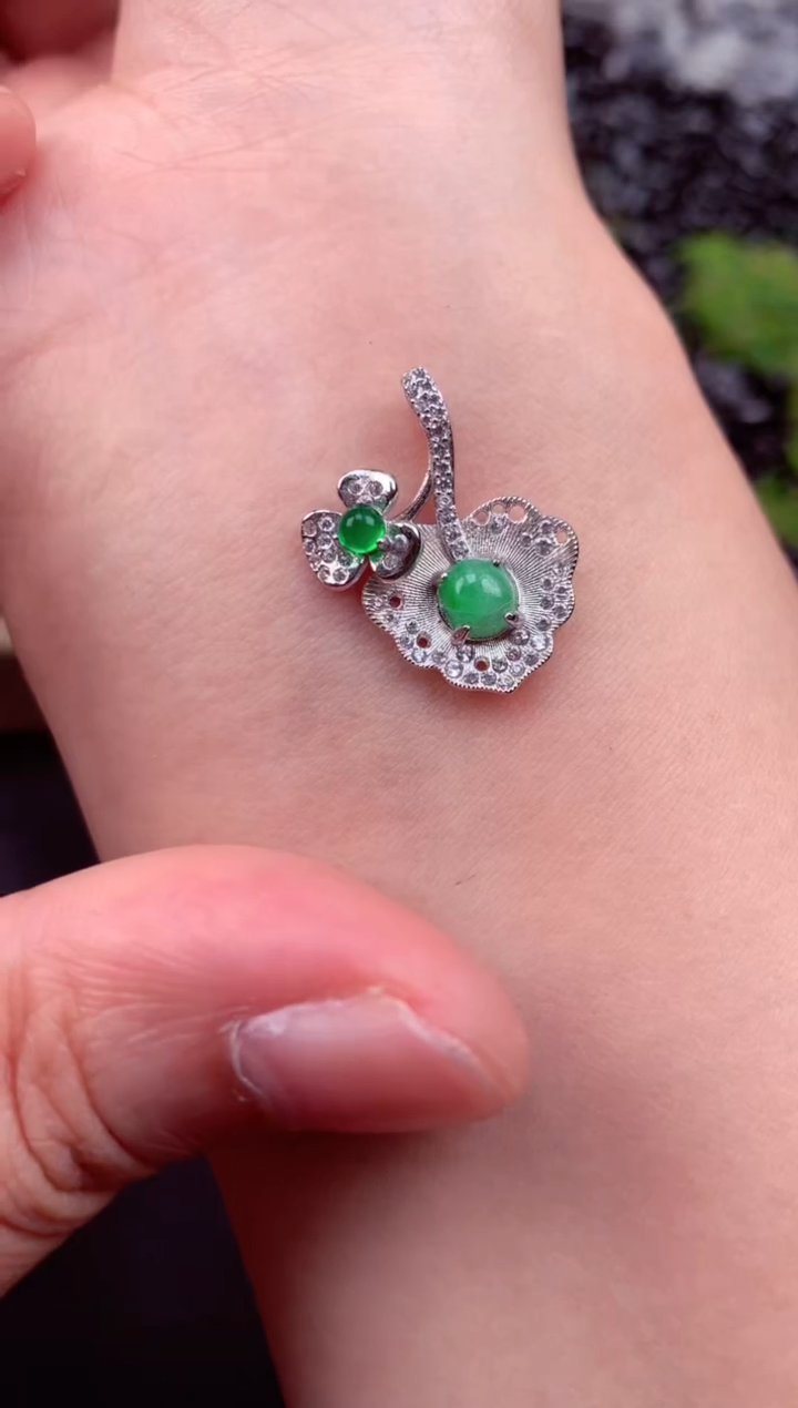 【闪购商品】翡翠吊坠(不含链)未镶嵌天然缅甸A货翡翠