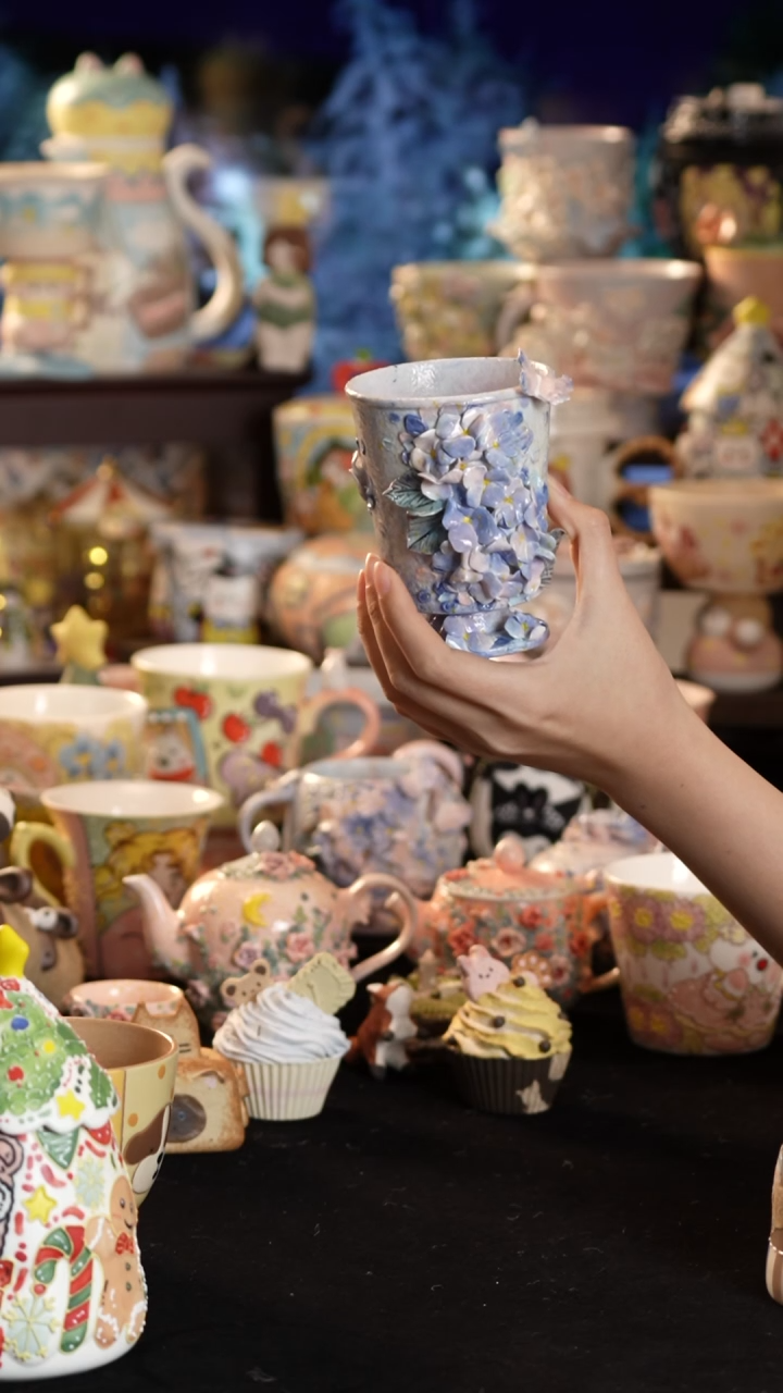 其他陶景德镇釉下彩手绘设计师款陶瓷