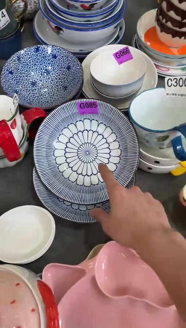 摆件陶C085-2 陶瓷餐具库存微瑕