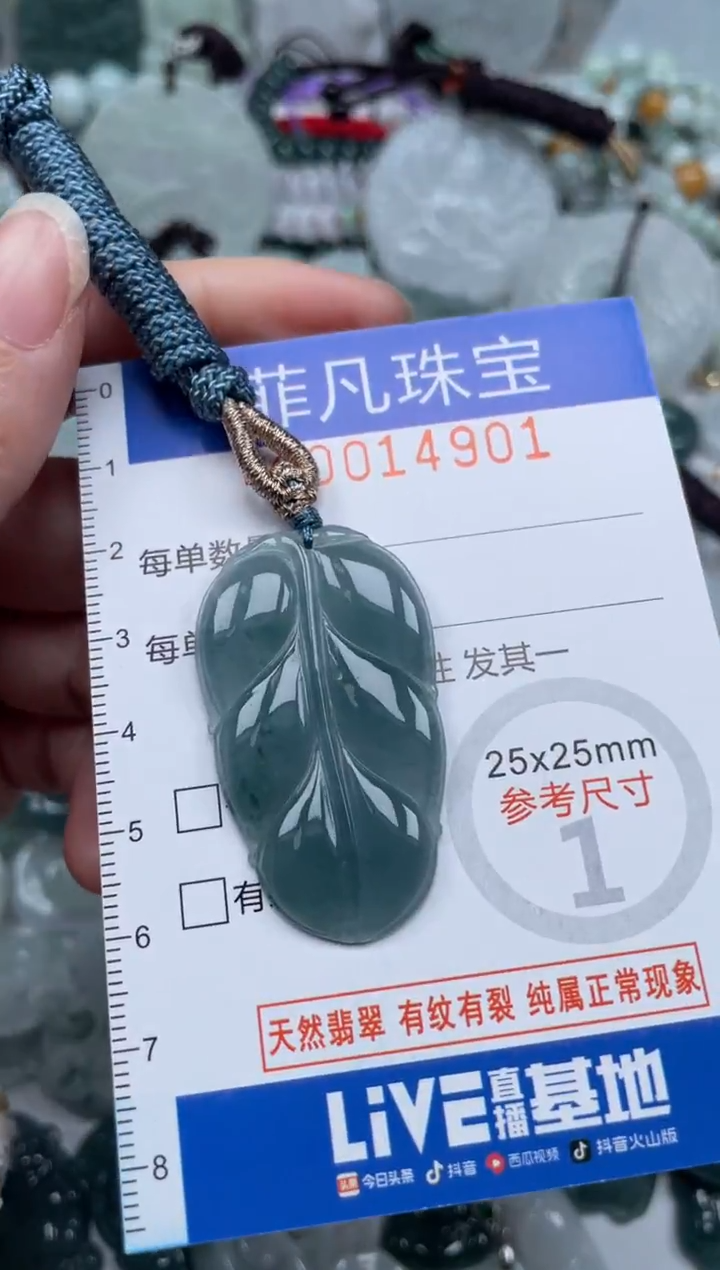 颈饰未镶嵌翡翠14901