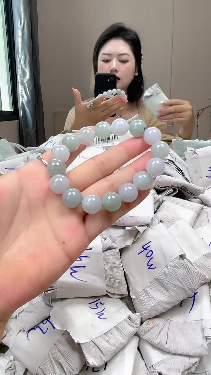 未镶嵌手链翡翠手串