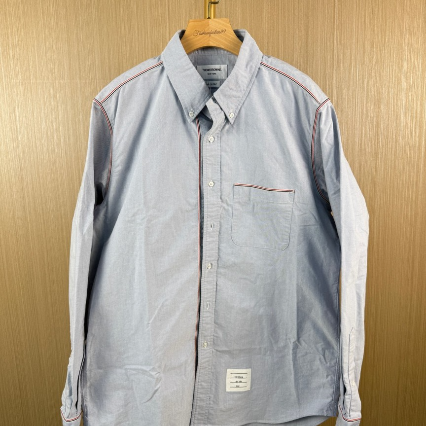 99新 THOMBROWNE 牛津色彩条衬衫 4 15882409