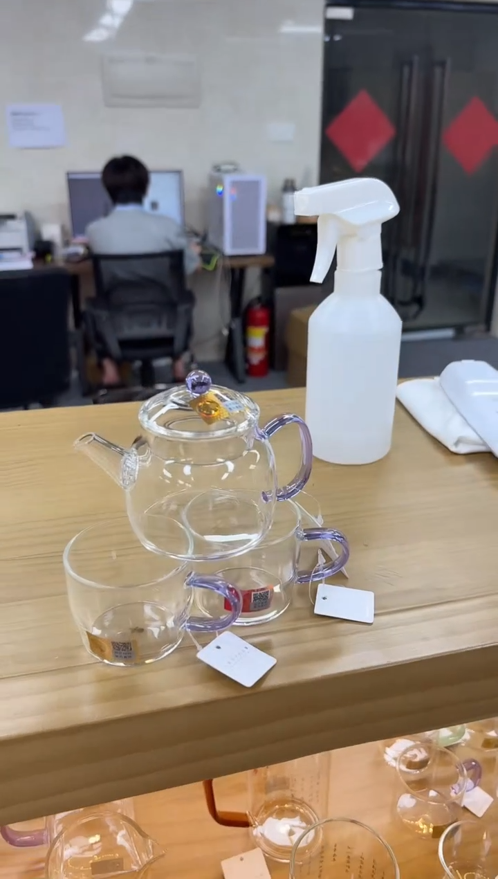 禾器言卿壶浅紫色+禾器清尚杯一个装*2