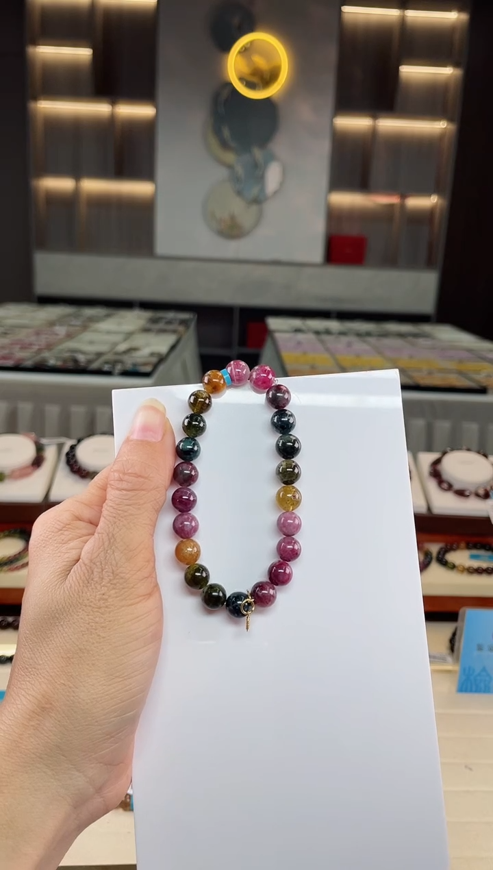 【闪购商品】碧玺单圈手串未镶嵌（多样性发一条）Q