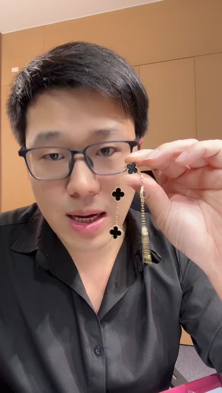 【闪购商品】玛瑙/玉髓手链18K金镶嵌黑色k黄，五花手链GHJ 