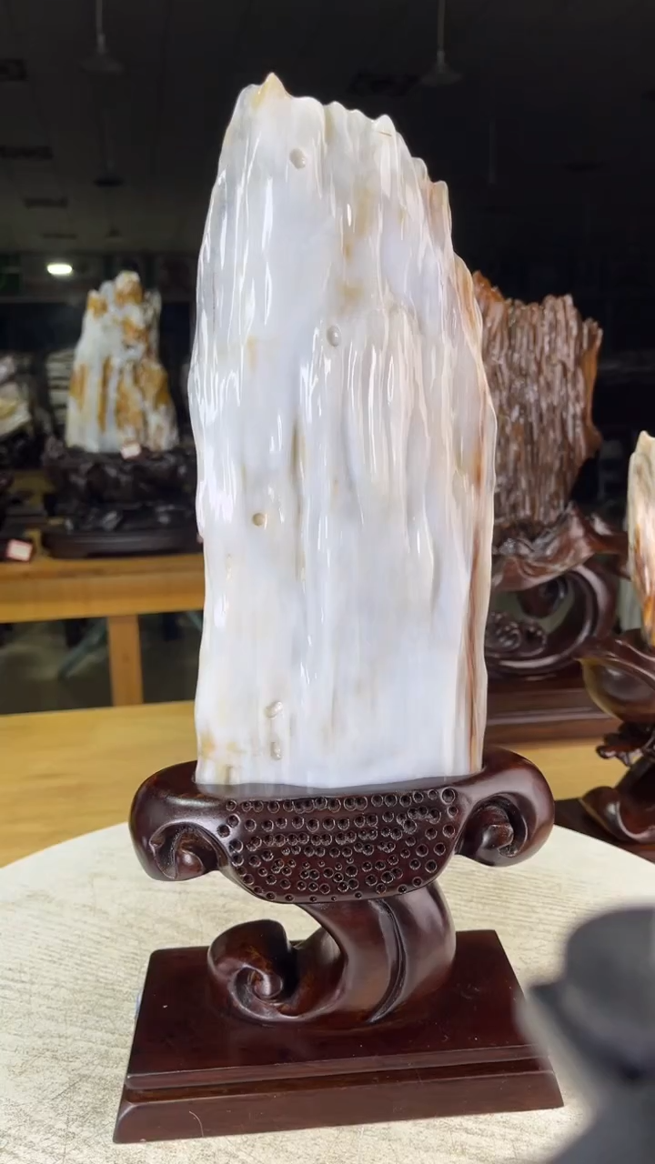 未镶嵌珠宝奇石硅化玉428