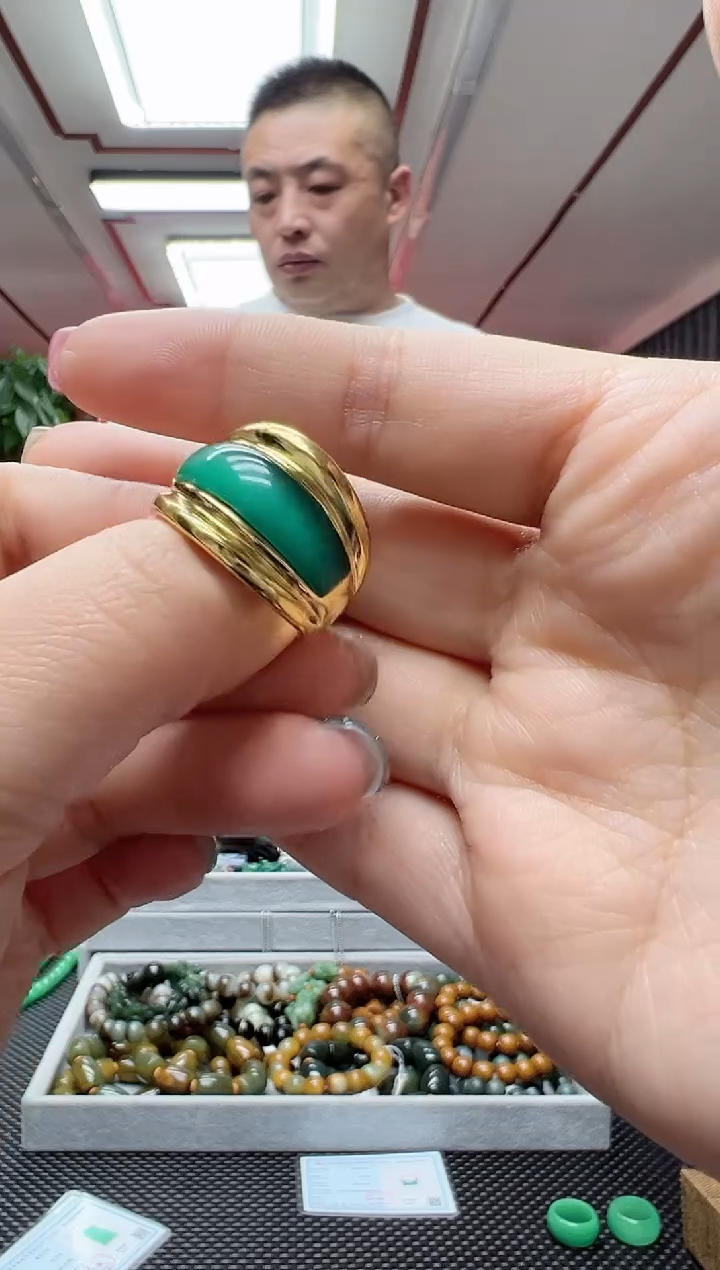 【闪购商品】金绿宝石戒指未镶嵌312/多样性发货其中发一