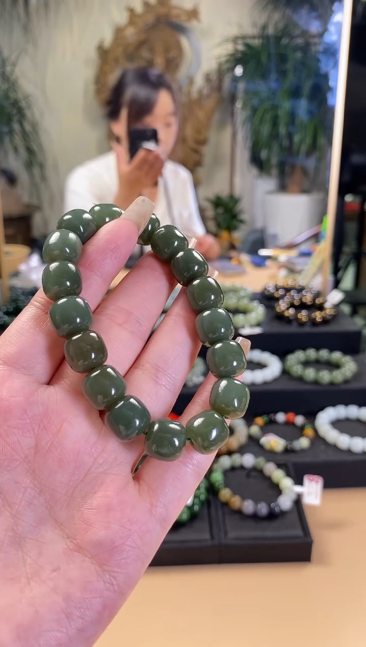 手串未镶嵌和田玉手串卡11