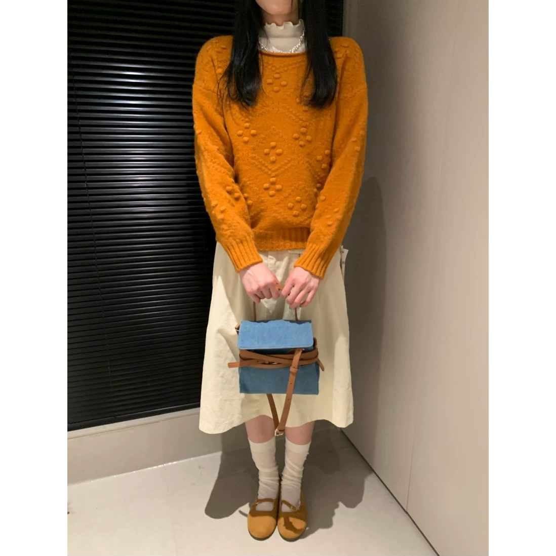 套头款秋季女长袖冬纯色毛针织衫137