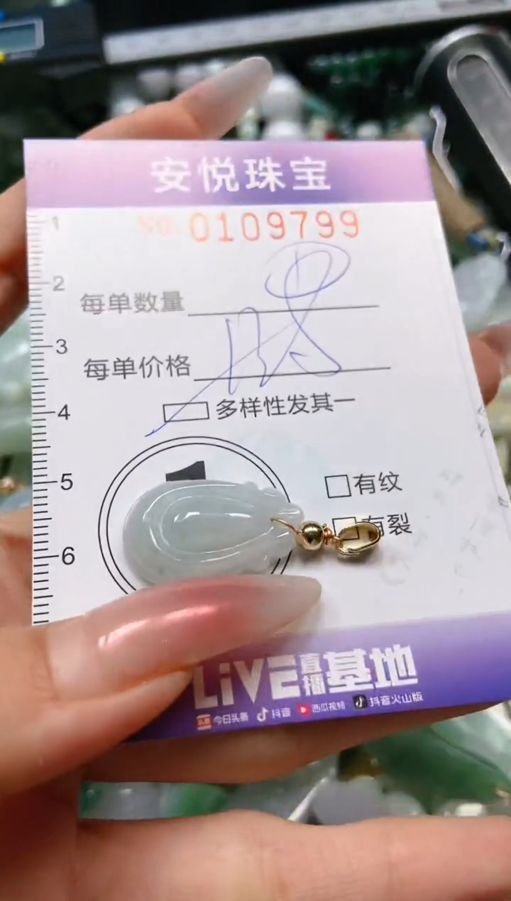 【闪购商品】翡翠颈饰未镶嵌闪购0109799多样性发其一