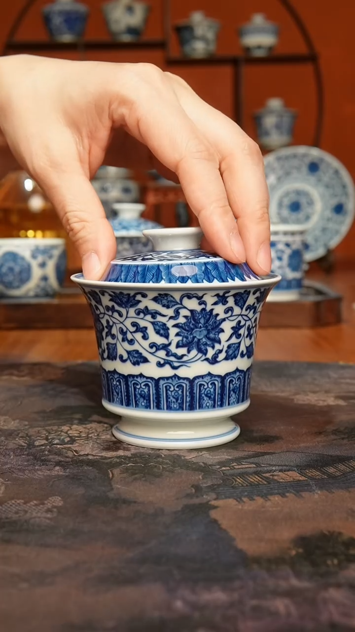 【闪购商品】景德镇镹曰陶柴窑手工手绘