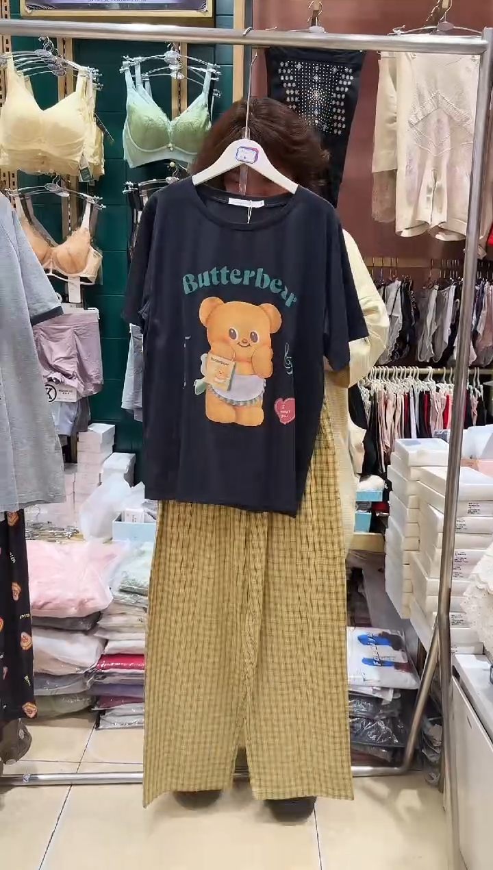 棉欢欢家梨花套装M号120斤以下