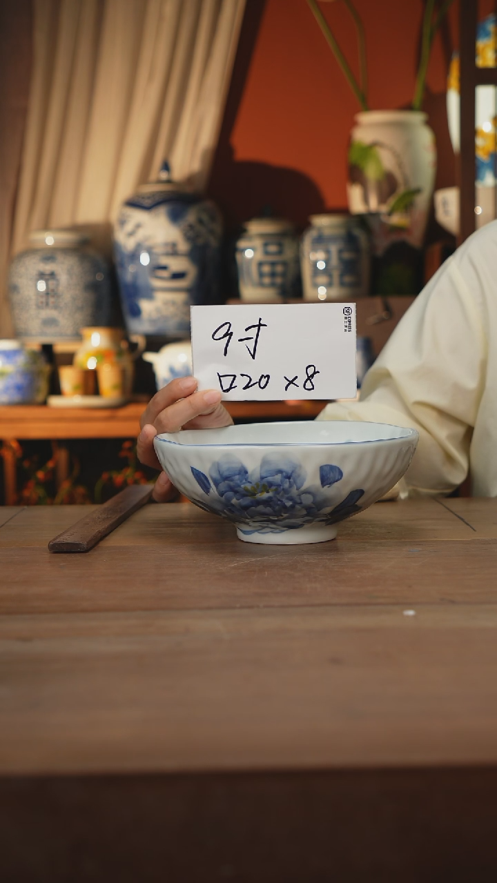 现代 景德镇设计师釉下手绘陶瓷餐具