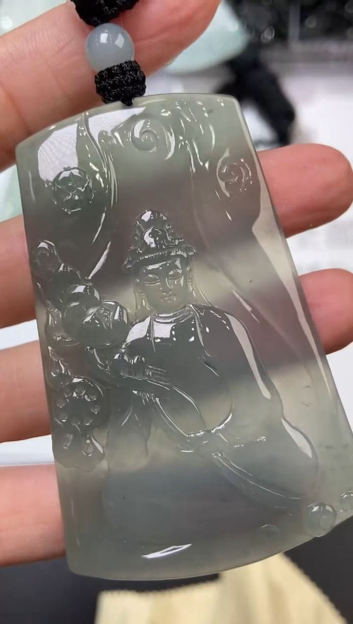 未镶嵌挂件翡翠374805   多人