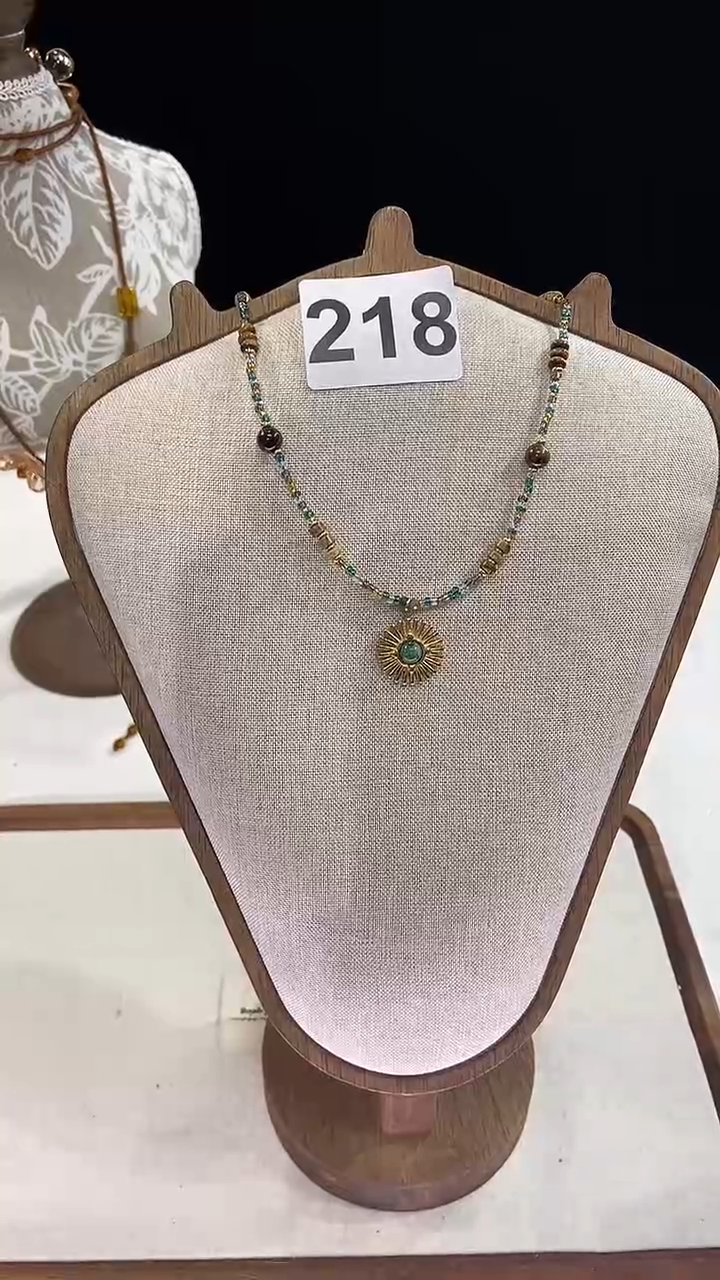 项链钛钢淡水珍珠218