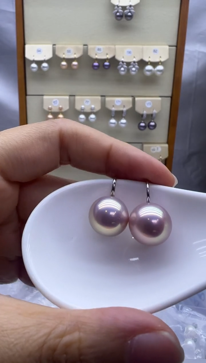 未镶嵌耳饰淡水珍珠0191