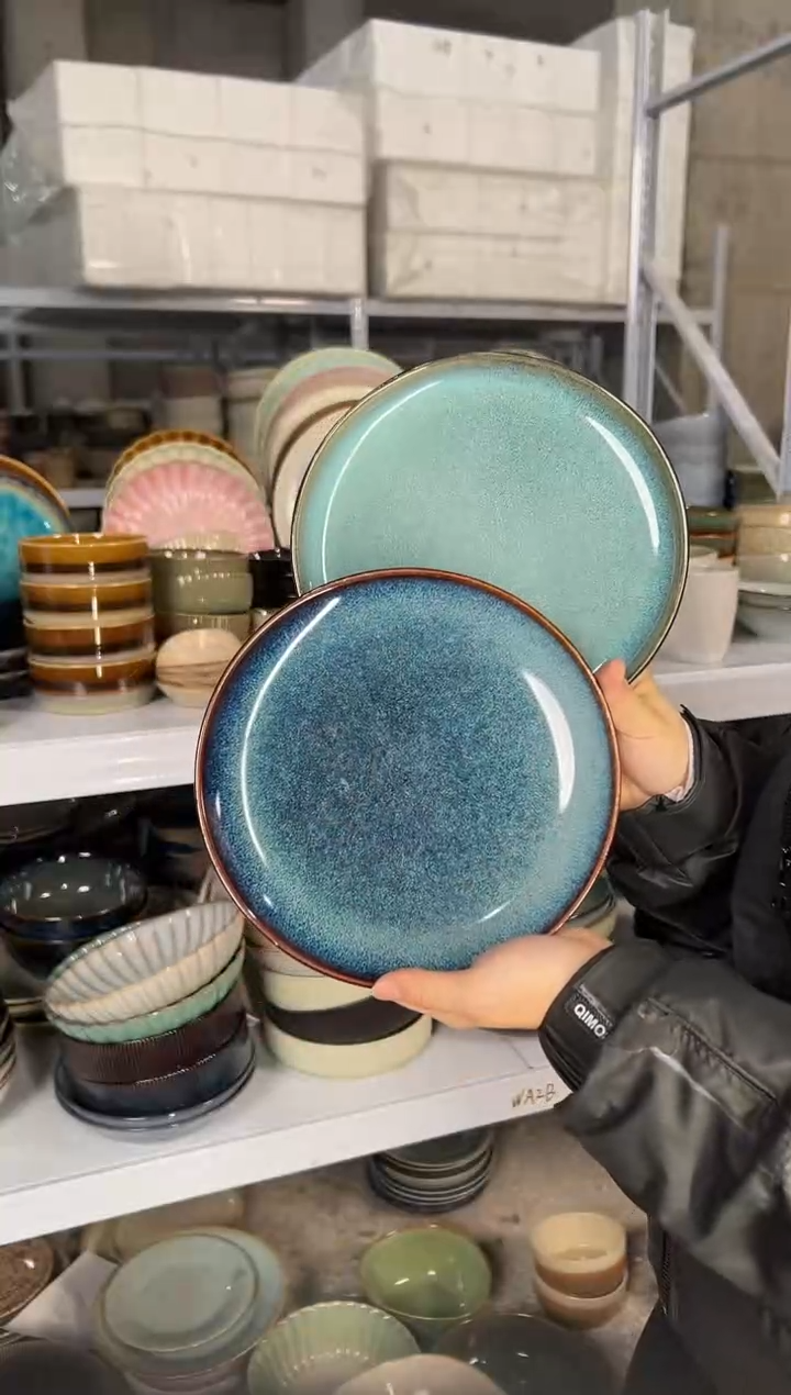 陶瓷外贸尾货瑕疵满20包邮X2小盘