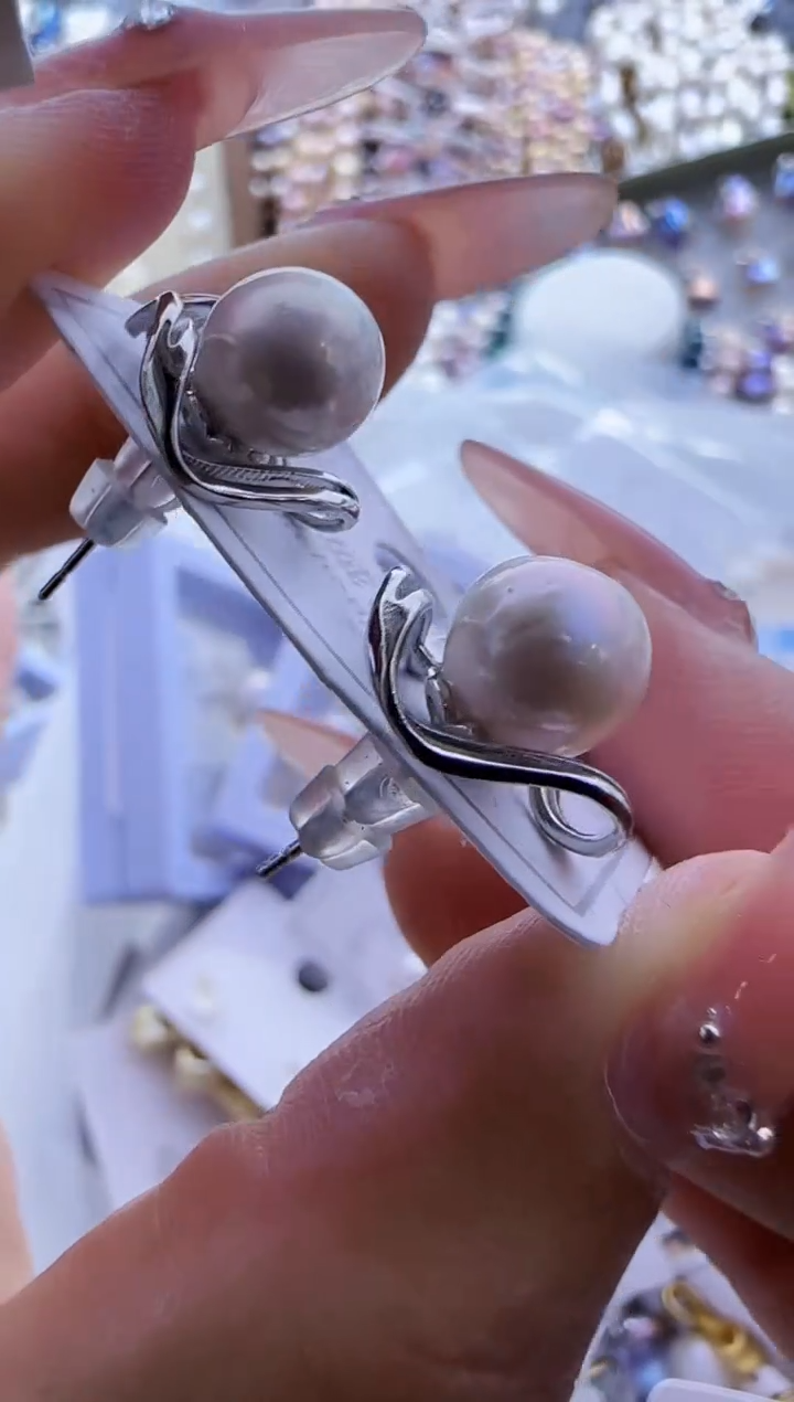 【闪购商品】淡水珍珠耳饰未镶嵌373