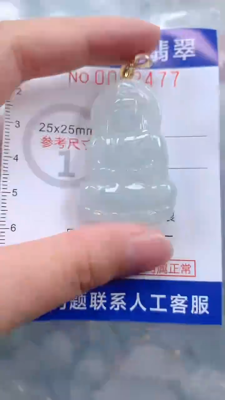 翡翠未镶嵌吊坠(不含链)1