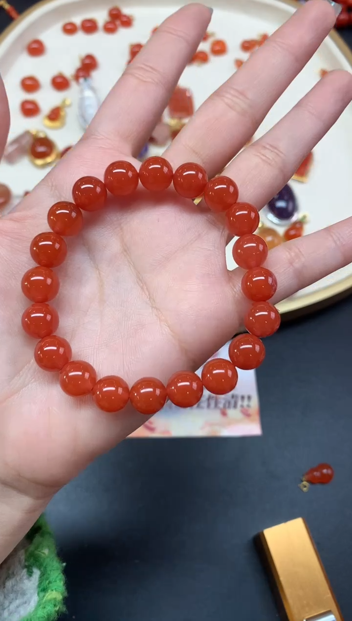 【闪购商品】南红玛瑙手串未镶嵌手串A26|3999