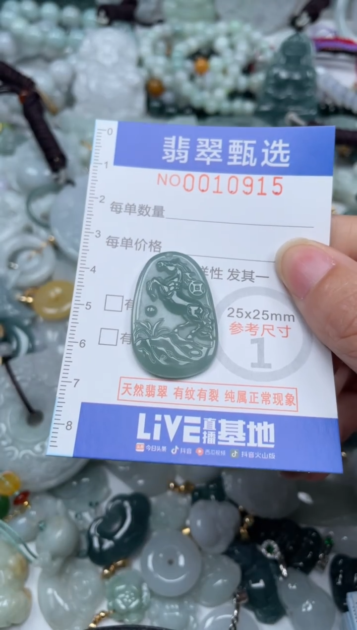 颈饰未镶嵌翡翠10915