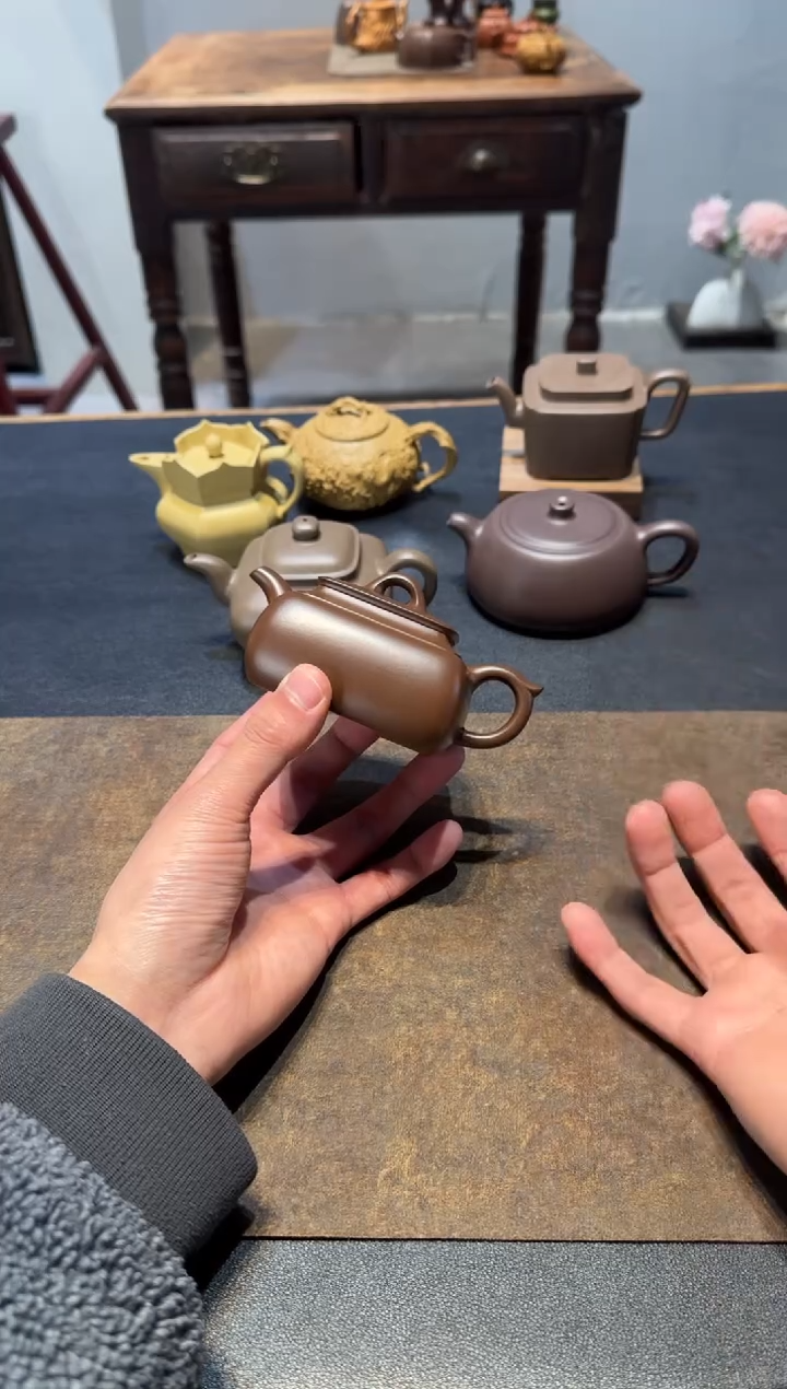 茶壶紫砂@***称长四方紫砂壶