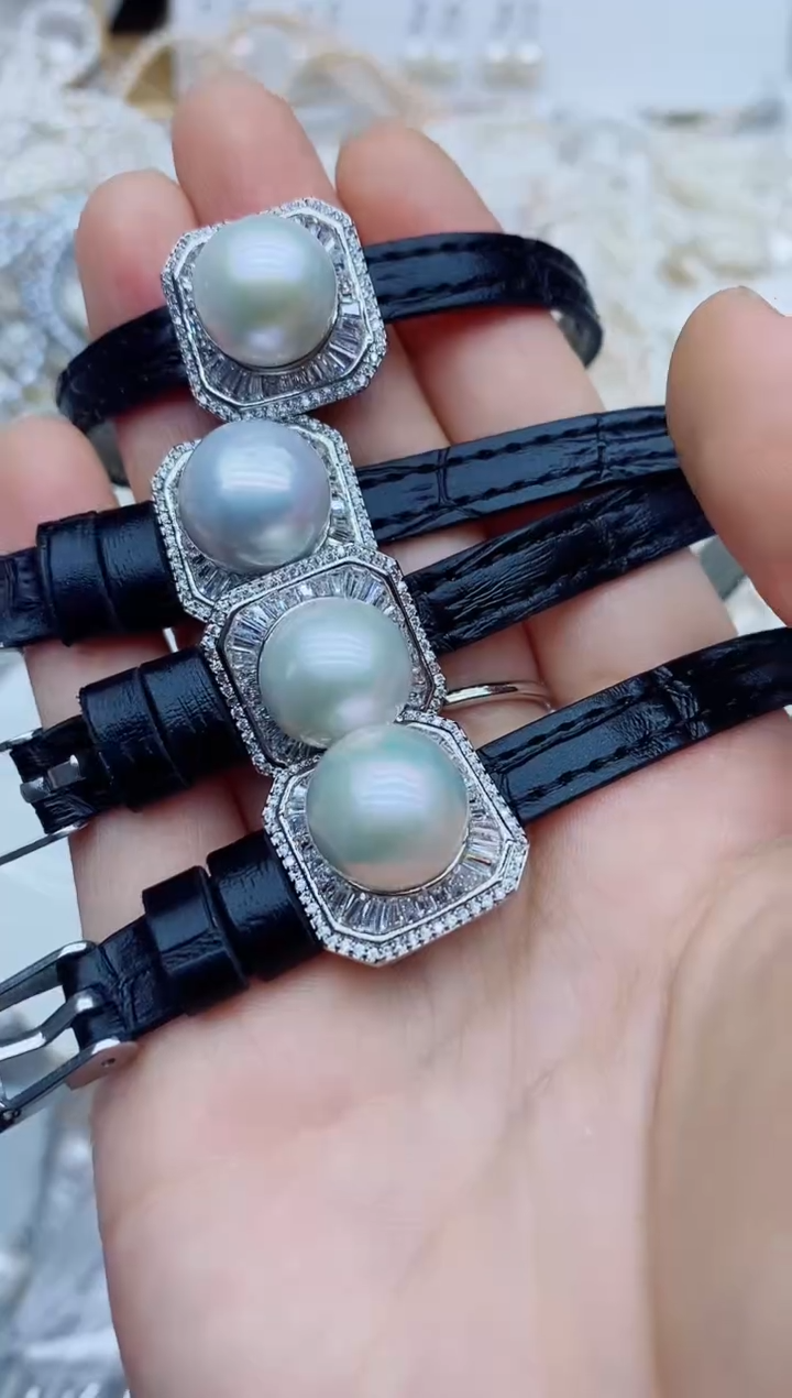 未镶嵌手链淡水珍珠手表多样性发其一