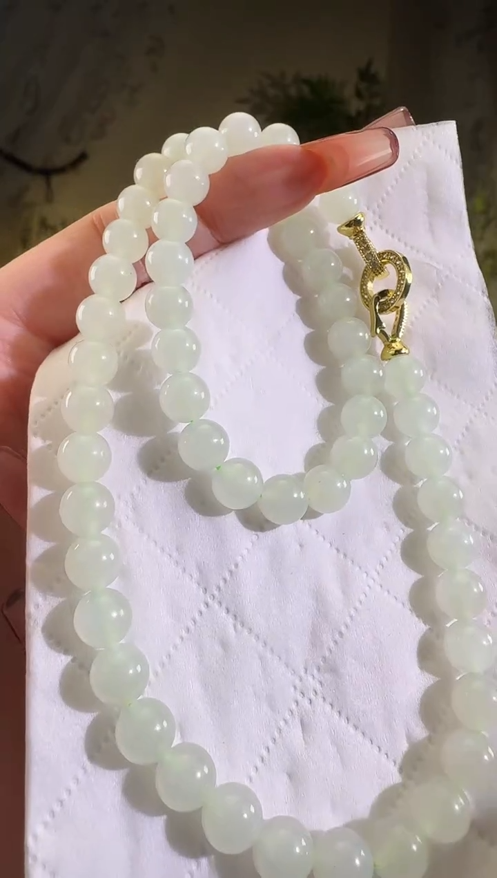 【闪购商品】和田玉颈饰未镶嵌8mm项链