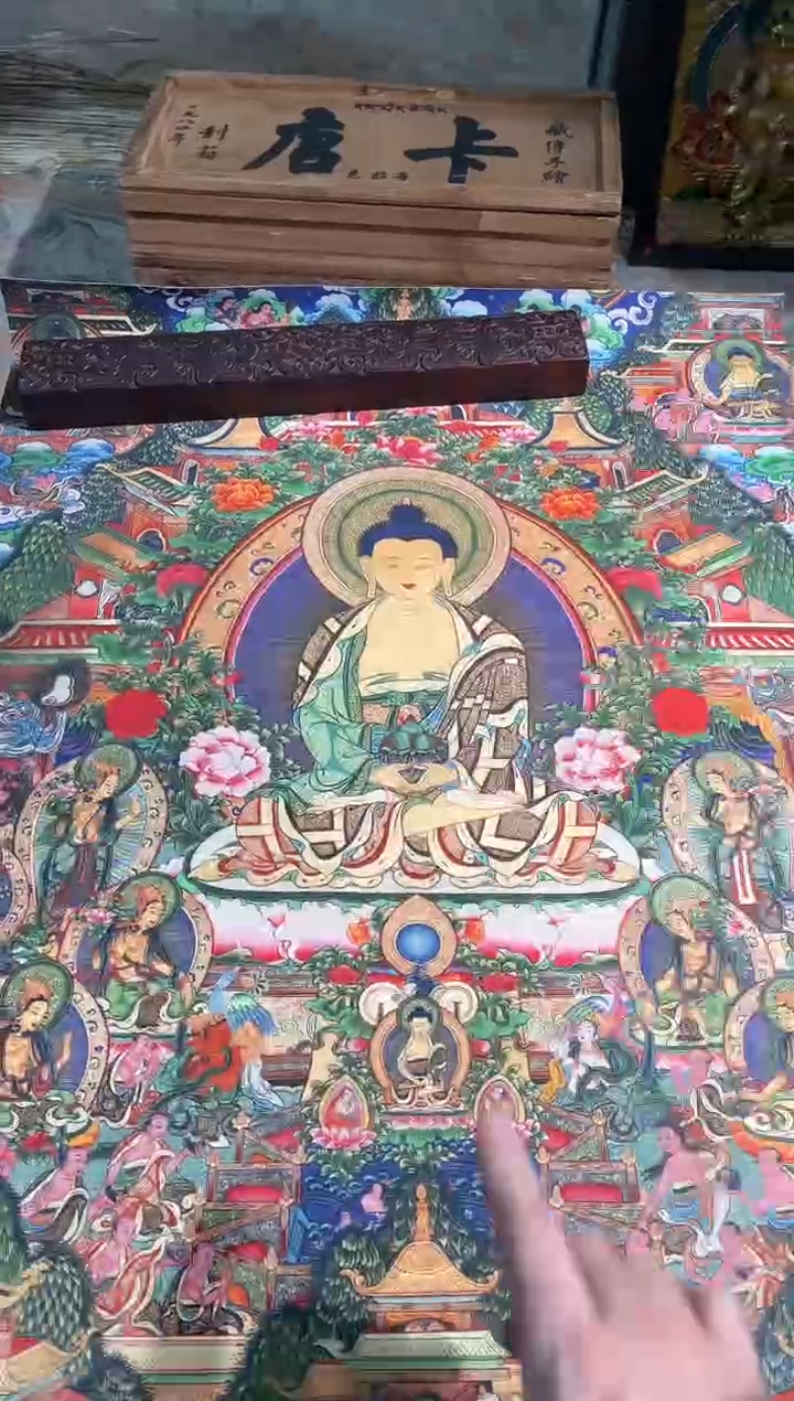 卷轴画天天的唐卡tk160