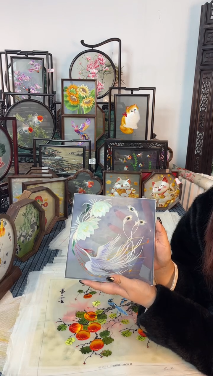 刺绣苏绣手工刺绣绣品